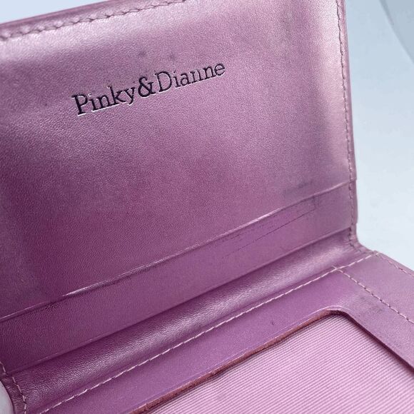 Pinky & Dianne Pink Leather Card / ID Case - Picture 7 of 8